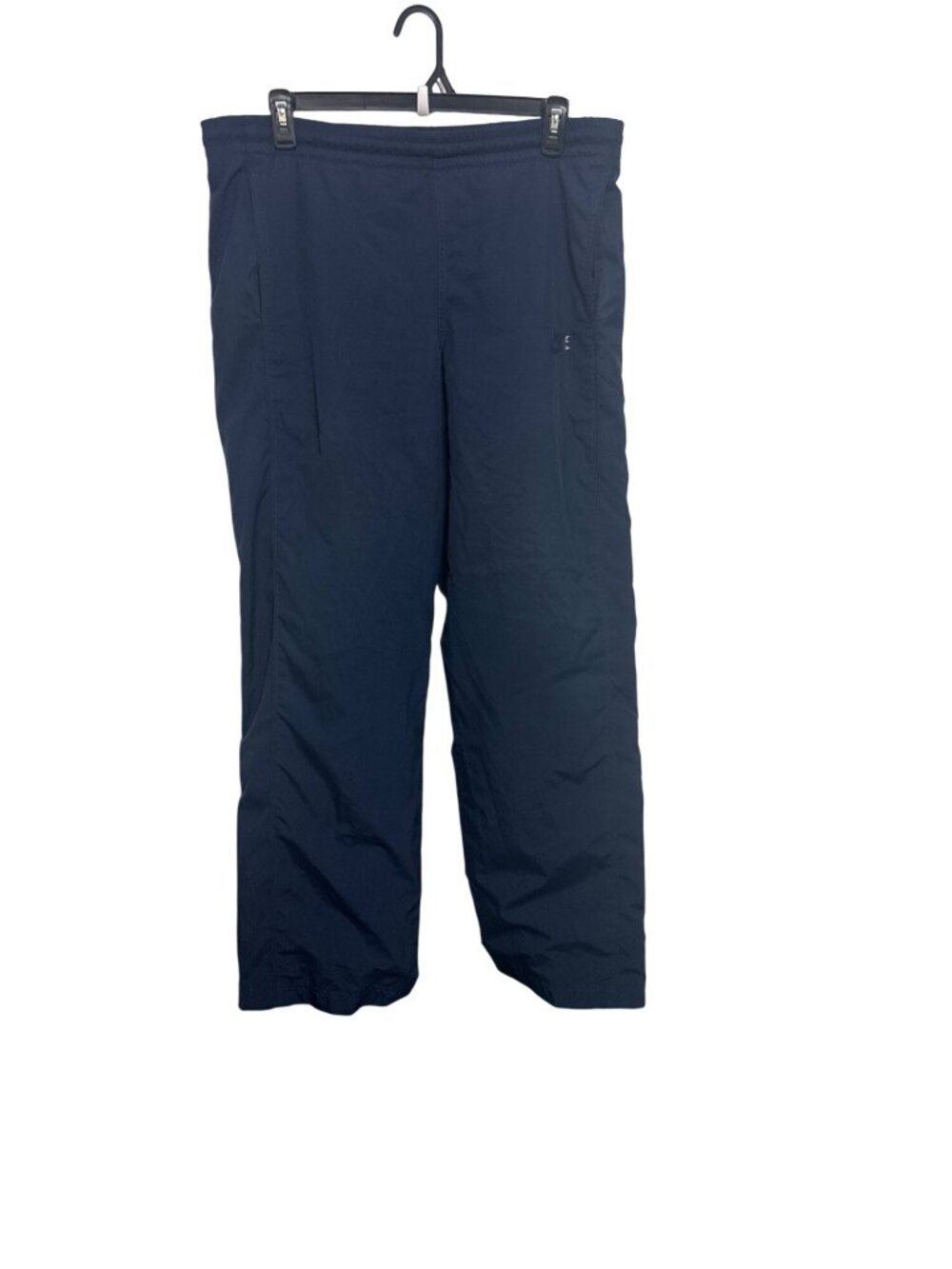 VTG Y2K Nike Sportswear Men Navy Blue Mesh Lined Baggy Track Pants Sz Medium